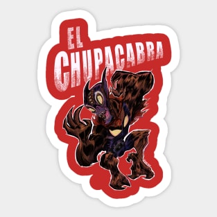 El Chupacabra Sticker